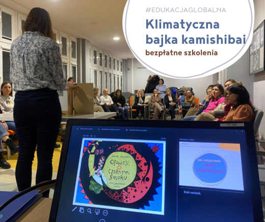 zaproszenie na szkolenie z bajką kamishibai
